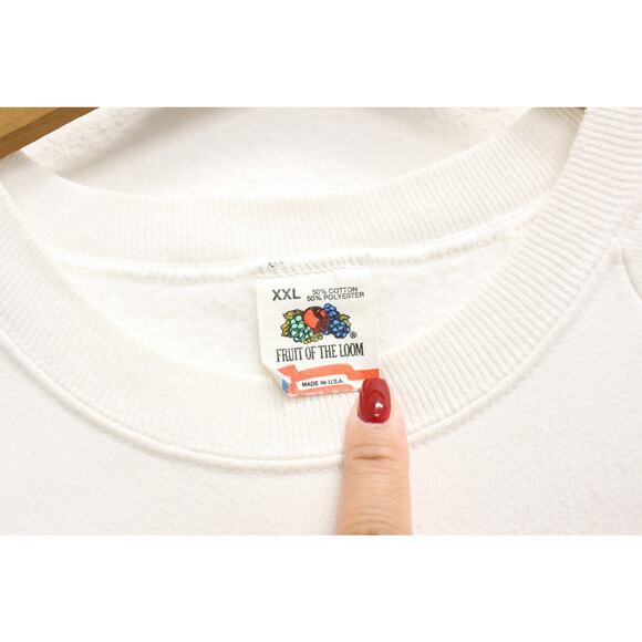 Vintage Underwater Seascape Dolphins Sweatshirt XXL 2X - Picture 4 of 8